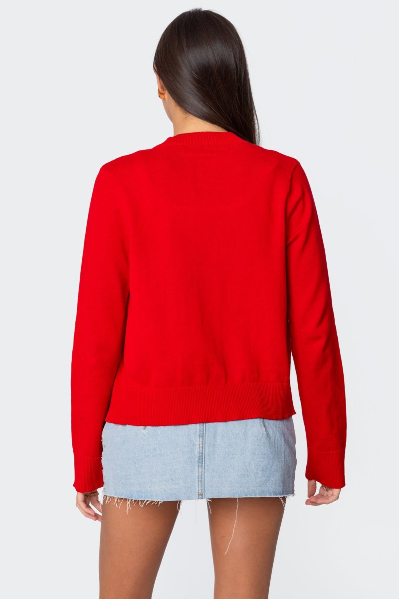 Edikted Hollie Button Up Cardigan Long Sleeve Tops Olive | USA AM736573F4