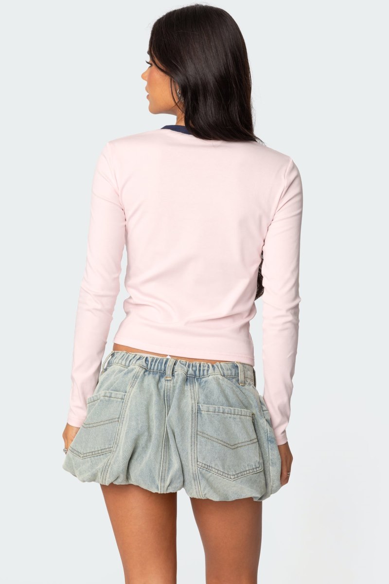 Edikted Italy Long Sleeve Tops Black | USA LF527832S2