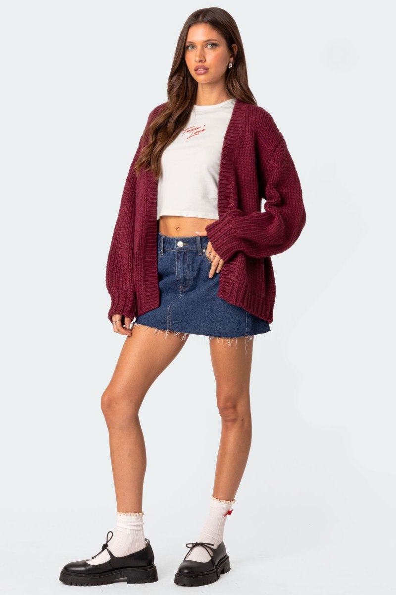 Edikted Jessie Denim Mini Skirts Black Washed | USA CN094819G7