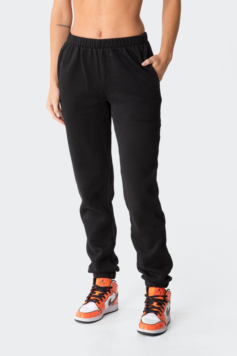 Edikted Joni Sweatpants Black | USA MH106650S8