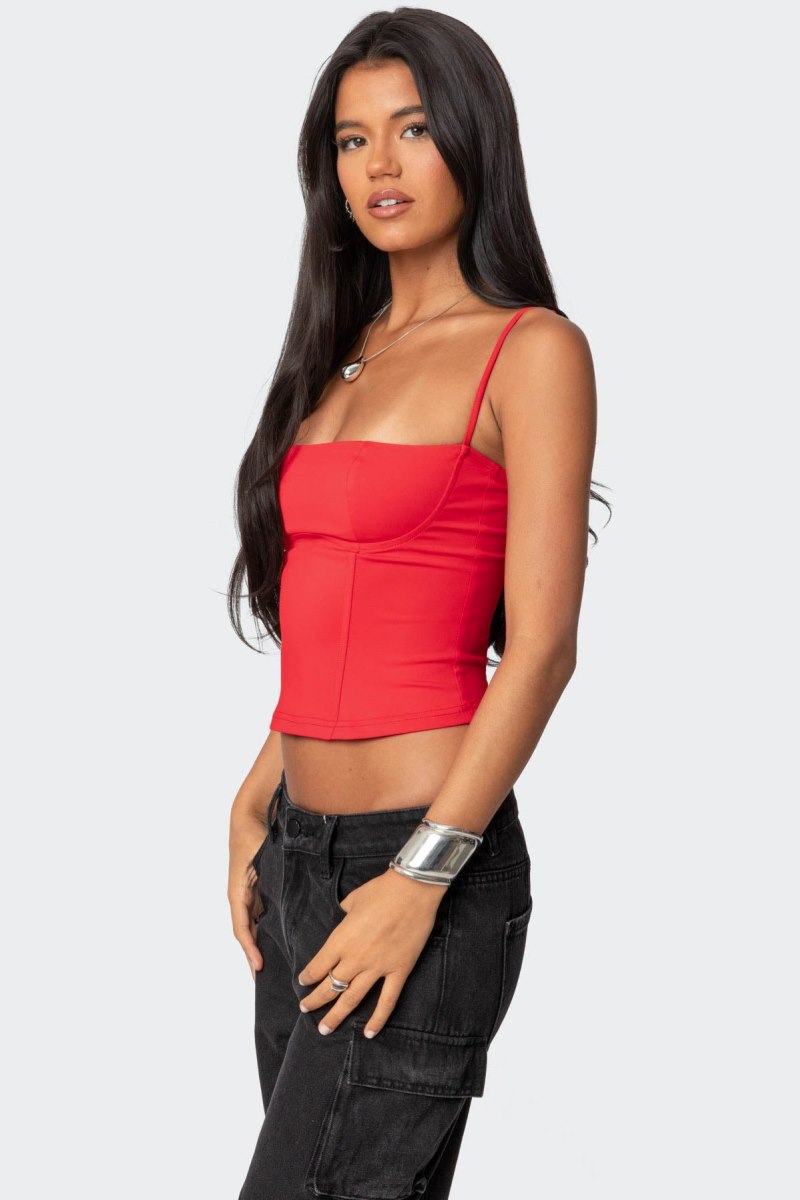 Edikted Juno Corset Beige | USA DY143744M5