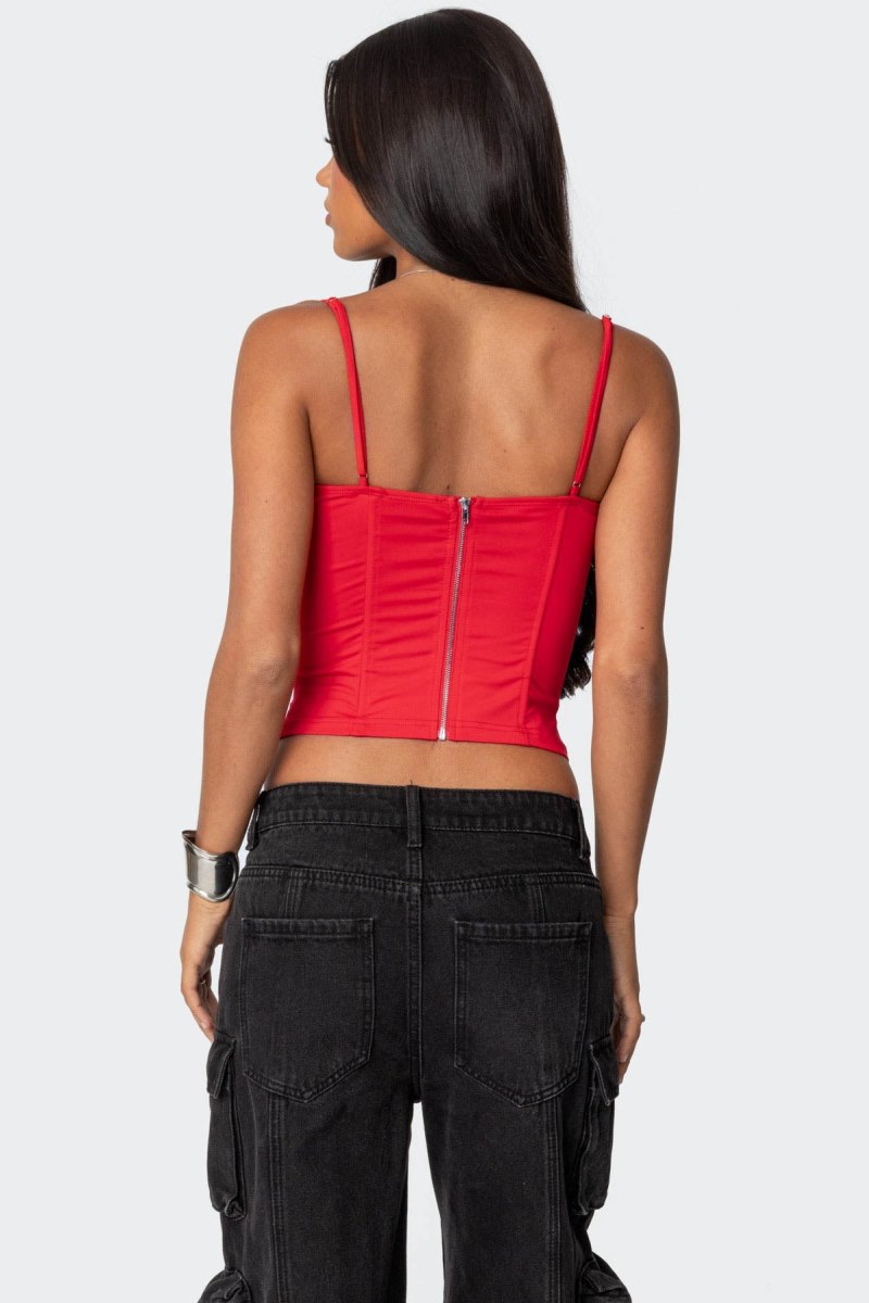 Edikted Juno Corset Beige | USA DY143744M5