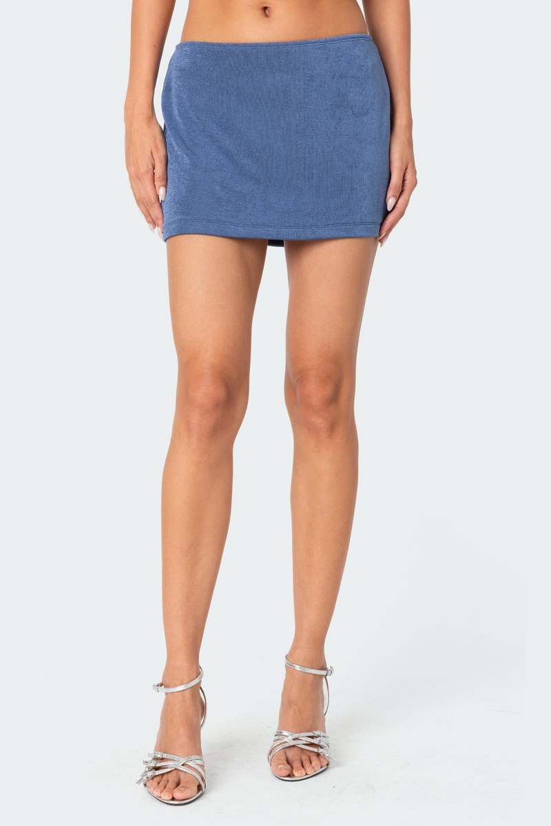 Edikted Keke Mini Skirts Blue | USA VG307690V3