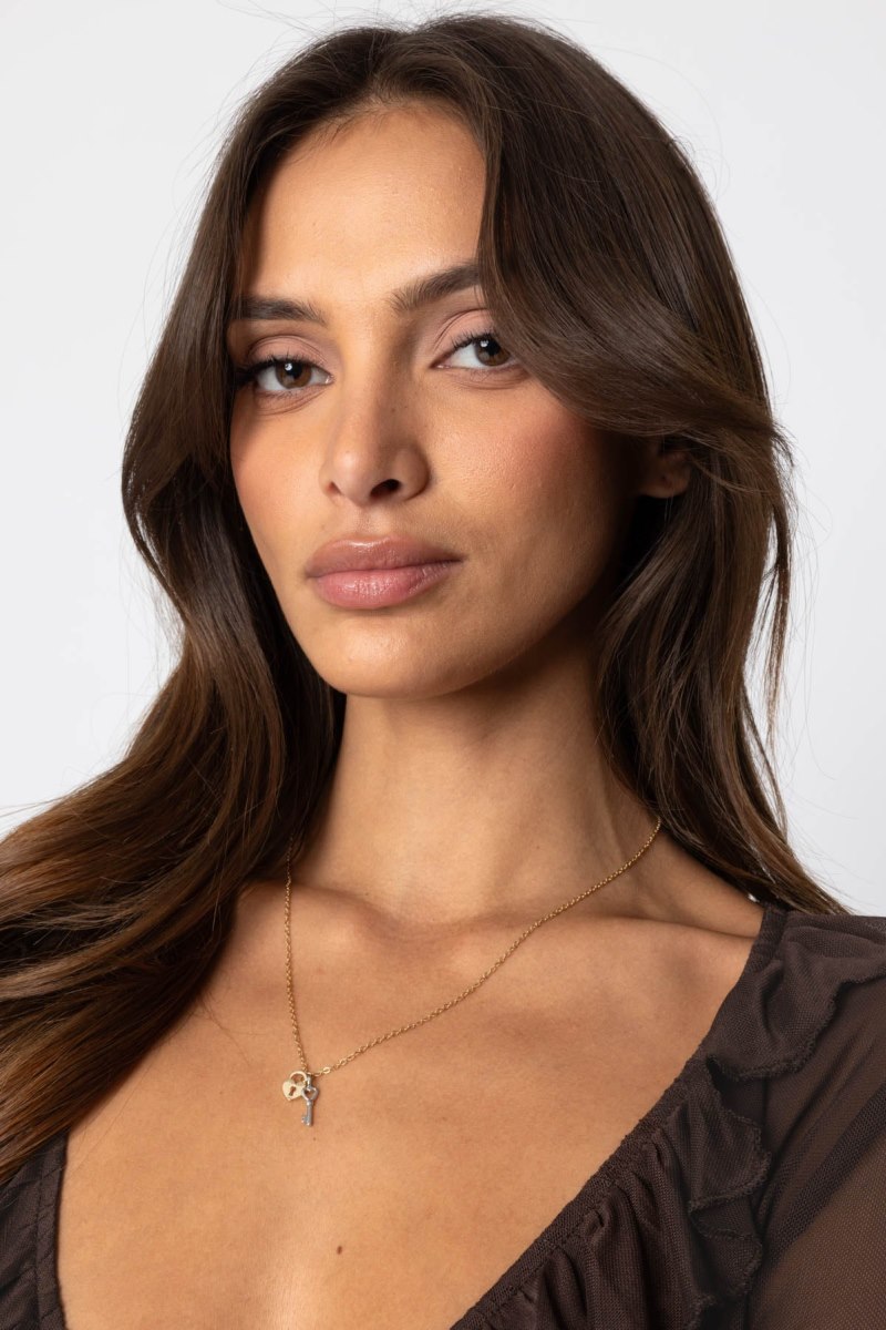 Edikted Key To My Heart Necklaces Silver And Gold | USA CI745974J3
