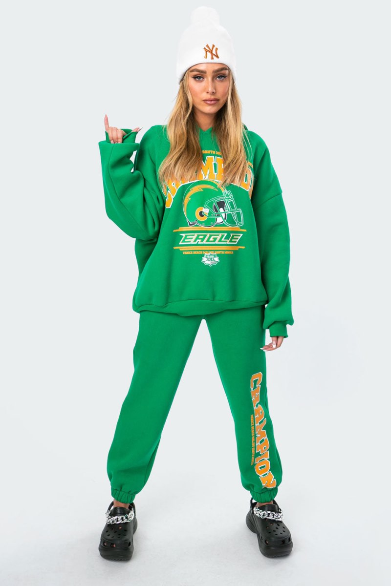 Edikted La Champion Sweatpants Pants Green | USA ZF663726F5