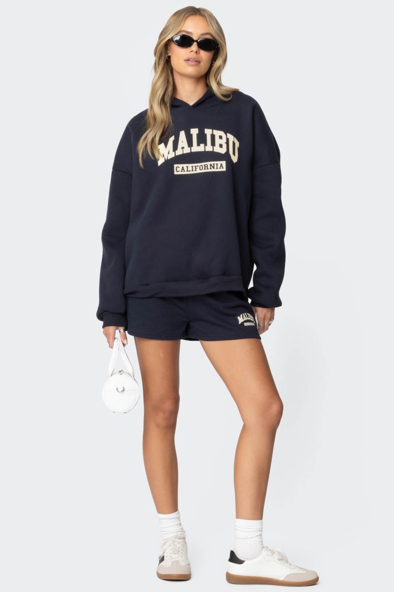 Edikted Malibu High Hoodie Cream | USA VV487938V8