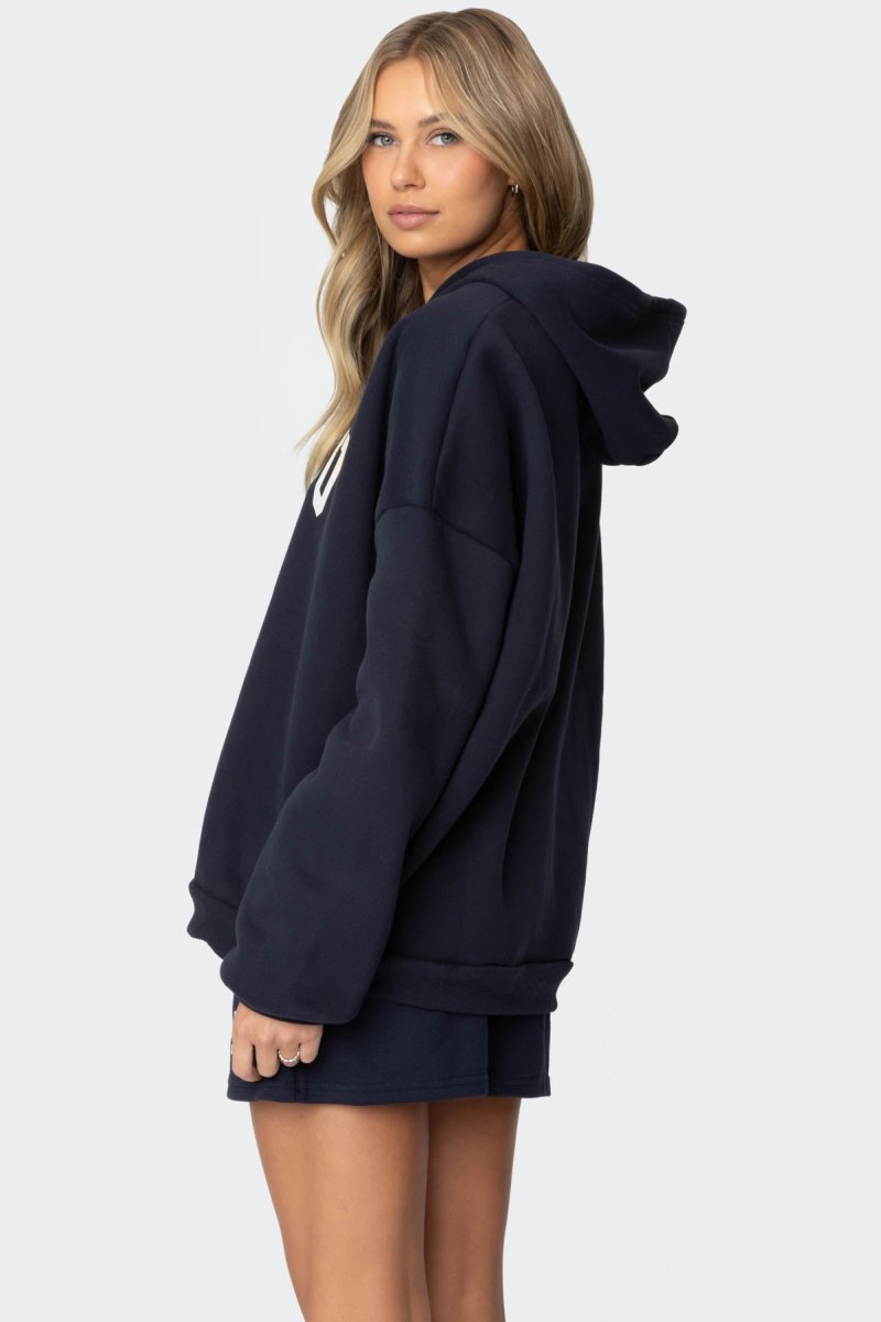 Edikted Malibu High Hoodie Cream | USA VV487938V8