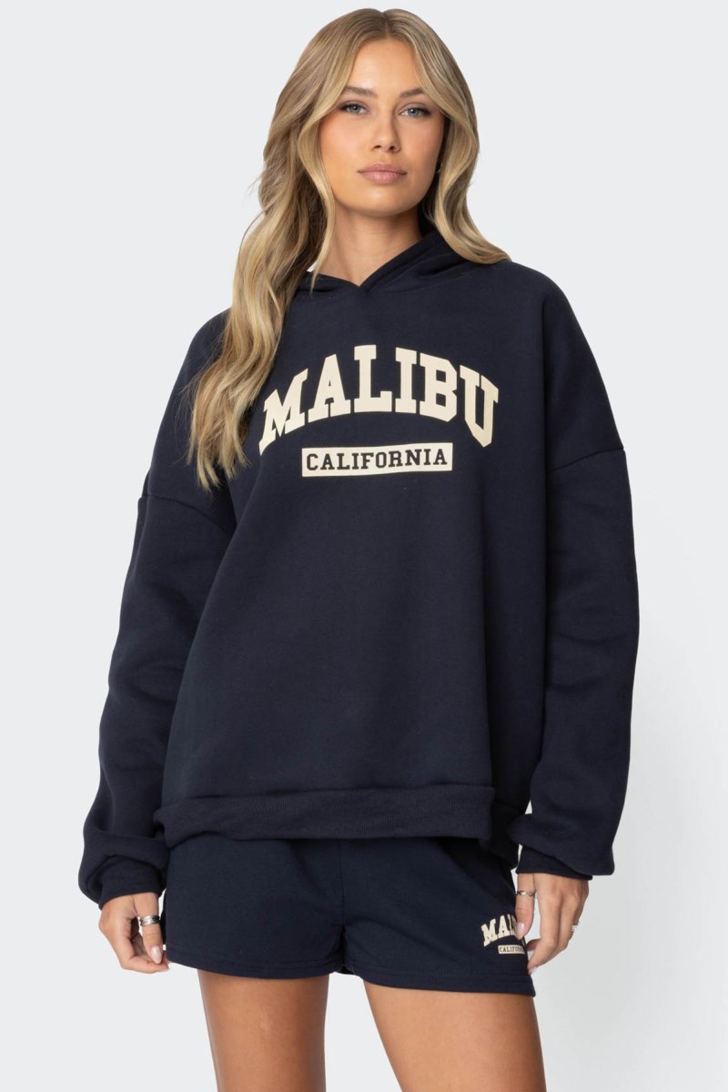 Edikted Malibu High Hoodie Cream | USA VV487938V8