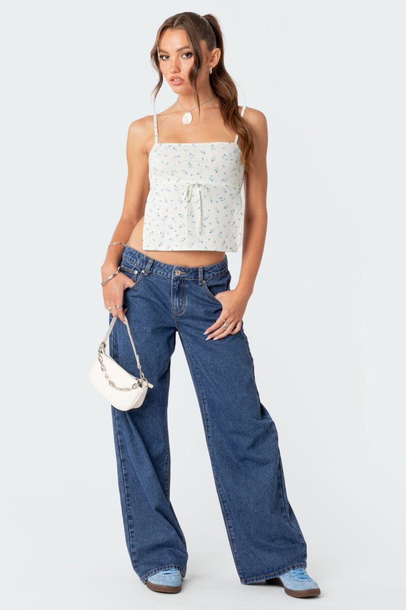 Edikted Marli Open Back Tank Crop Tops Mix | USA FS334423S8