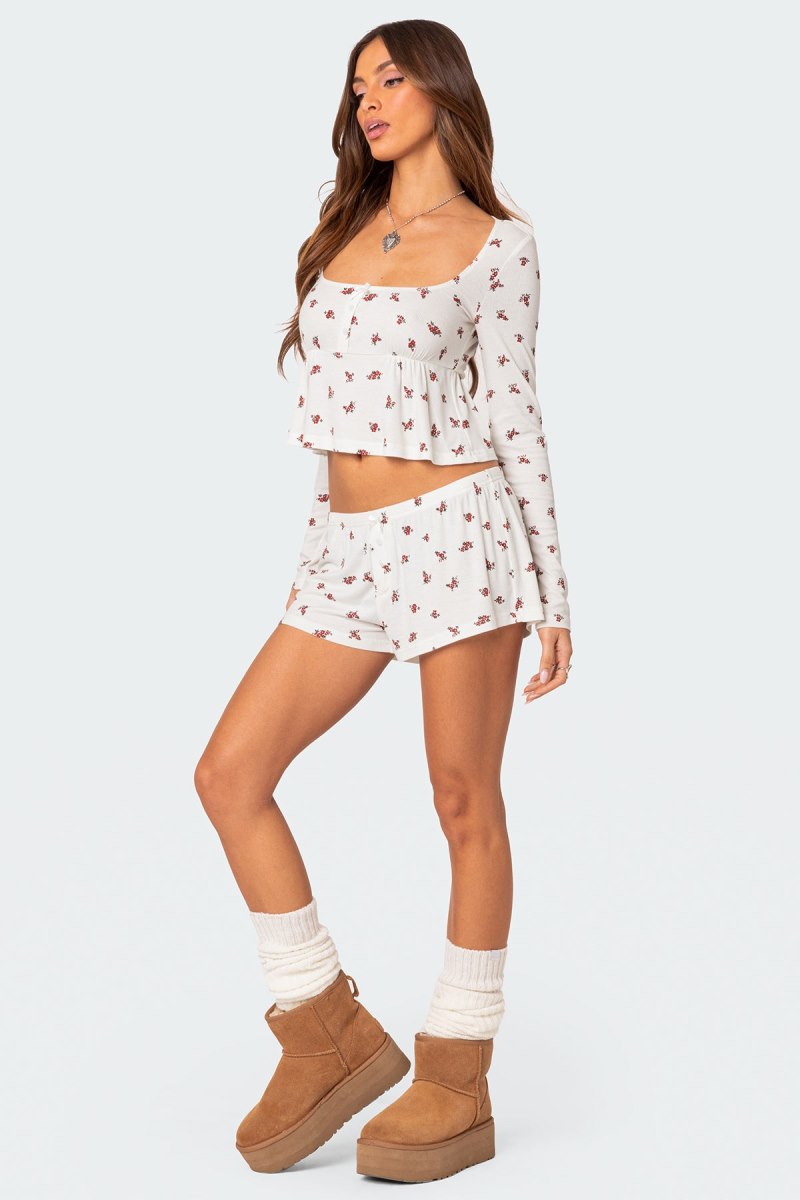 Edikted Meliora Ribbed Crop Tops White | USA FJ245094I6