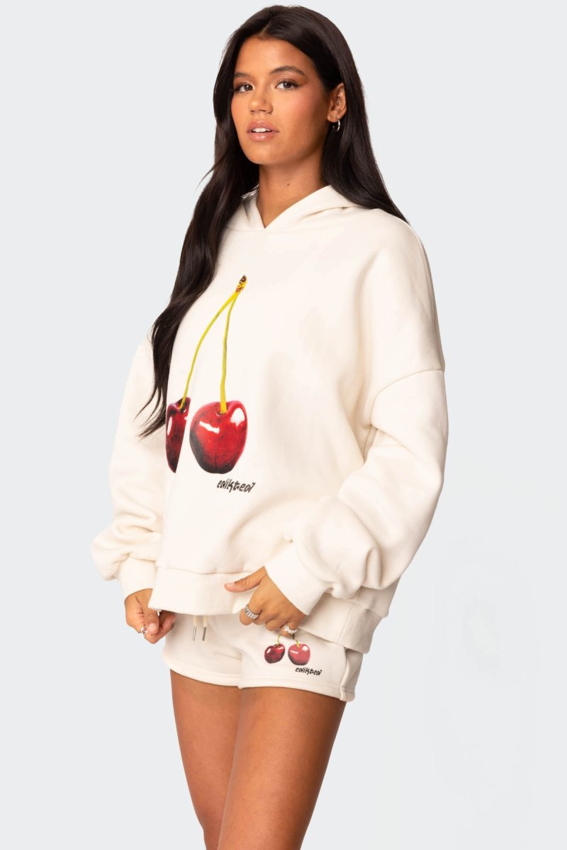 Edikted Mon Cheri Hoodie Long Sleeve Tops Blue | USA CC881708I1