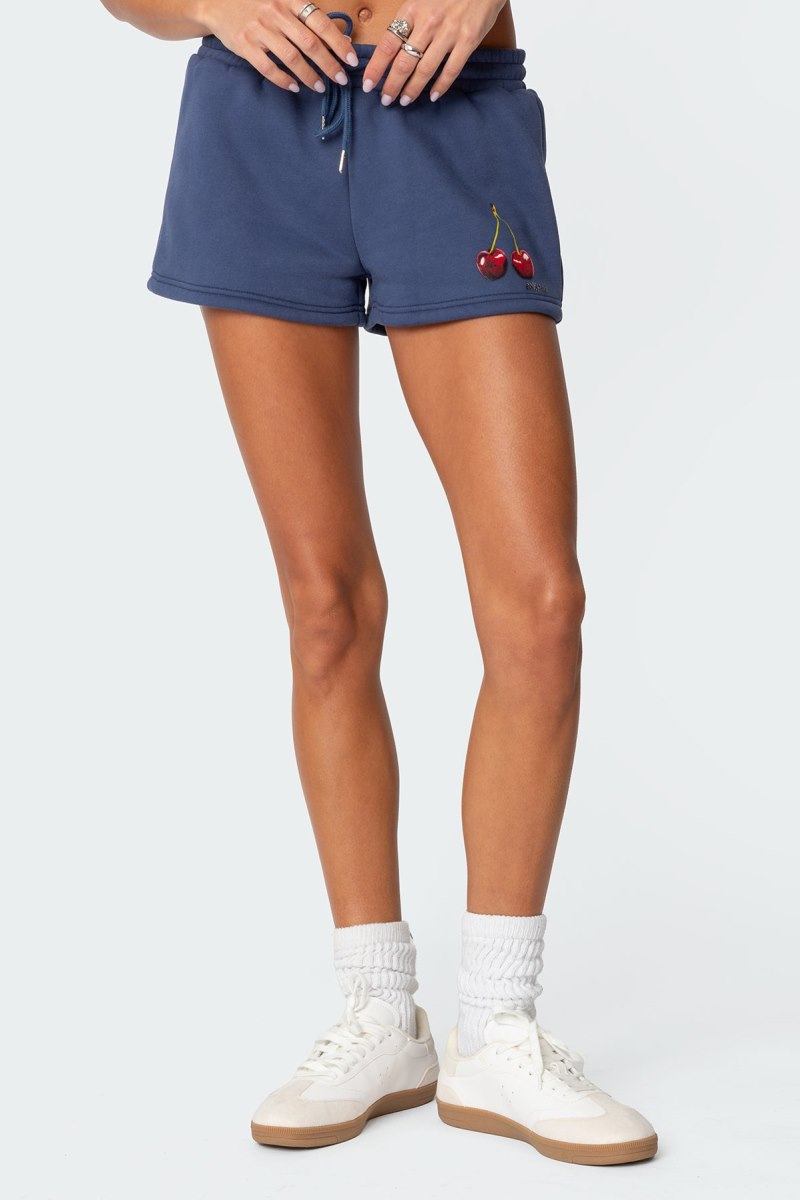 Edikted Mon Cheri Shorts Blue | USA YJ658045R9