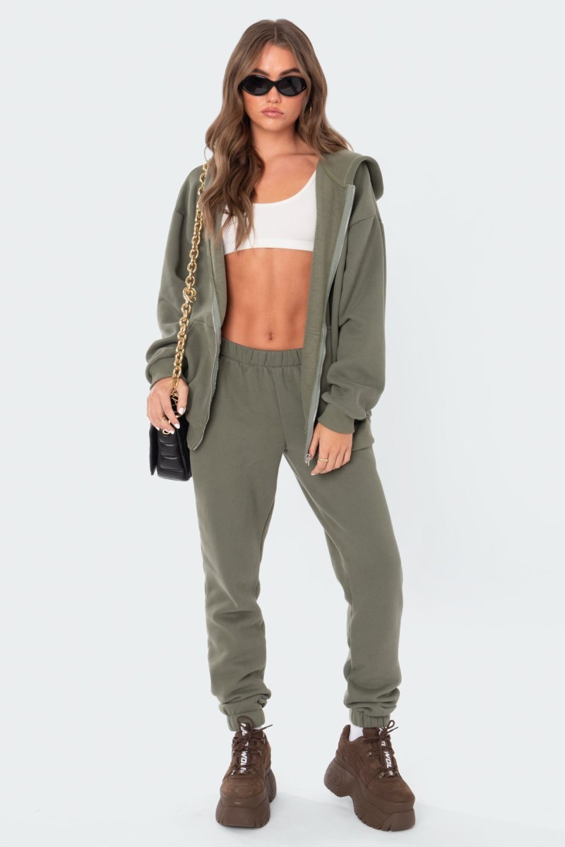 Edikted Nova Oversized Hoodie Long Sleeve Tops Black | USA KC885688P2