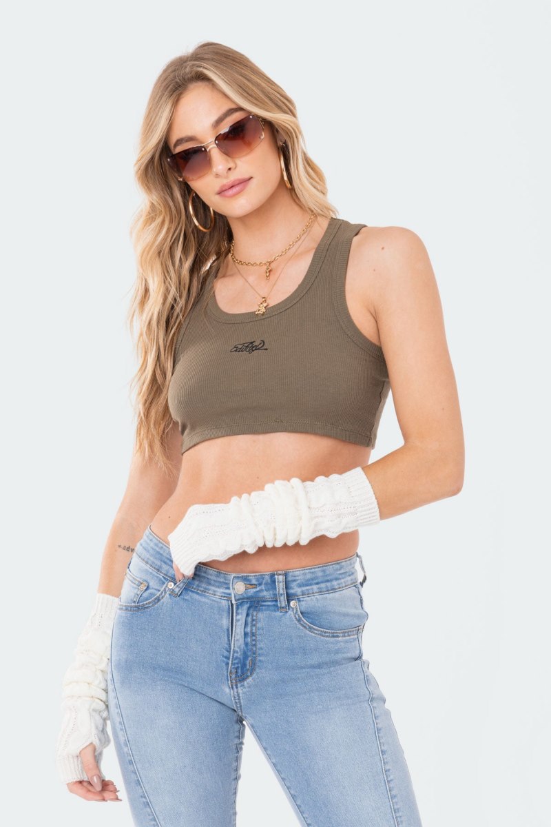 Edikted Out Of Town Arm Warmers Fun Stuff Cream | USA KD922122W1