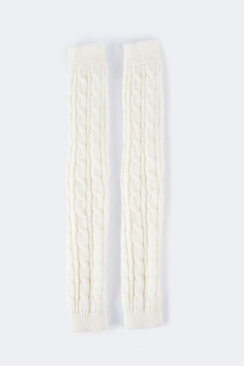 Edikted Out Of Town Arm Warmers Fun Stuff Cream | USA KD922122W1