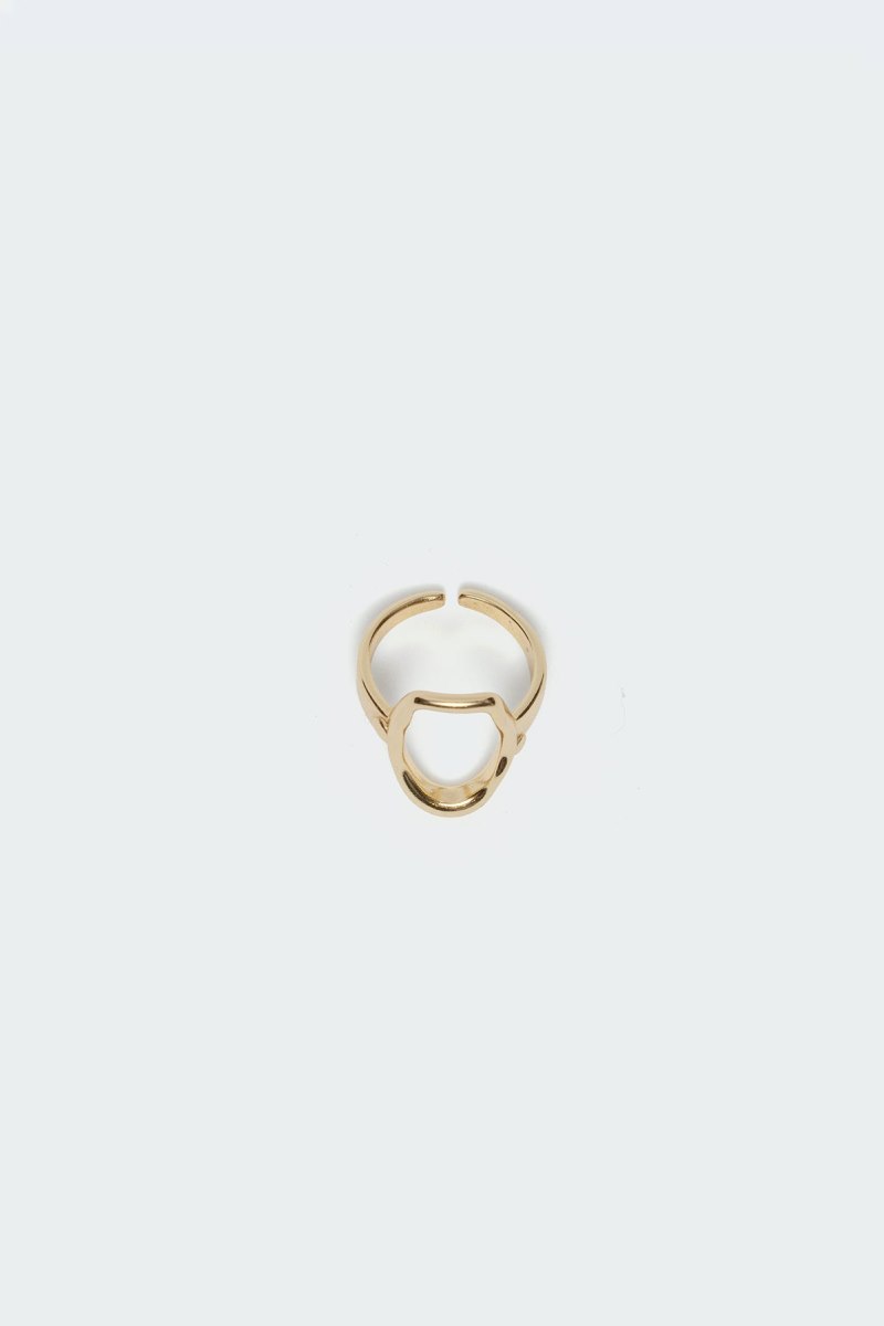 Edikted Oval Rings Gold | USA IM943764V1