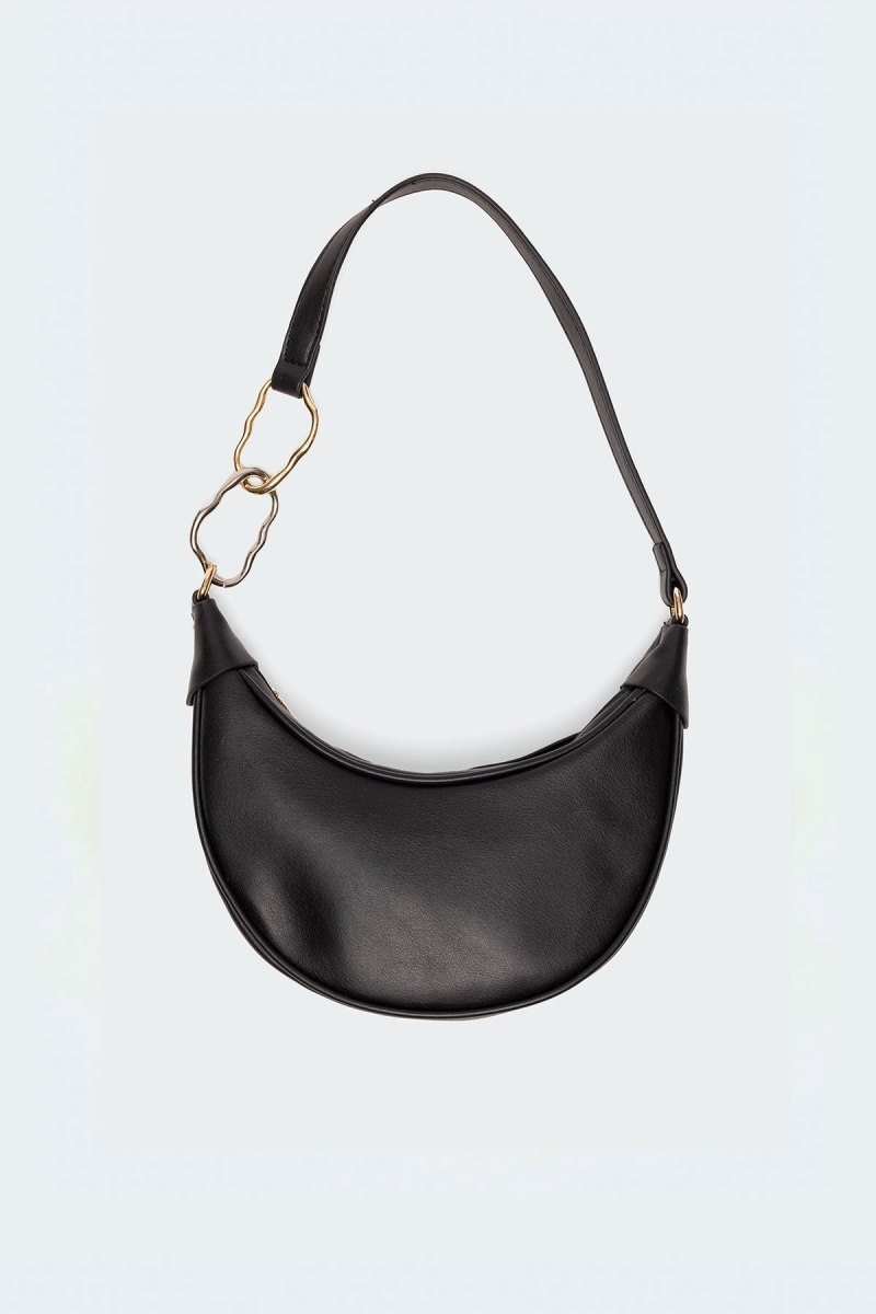 Edikted Perfect Pairing Faux Leather Shoulder Bags Black | USA GT194909N1