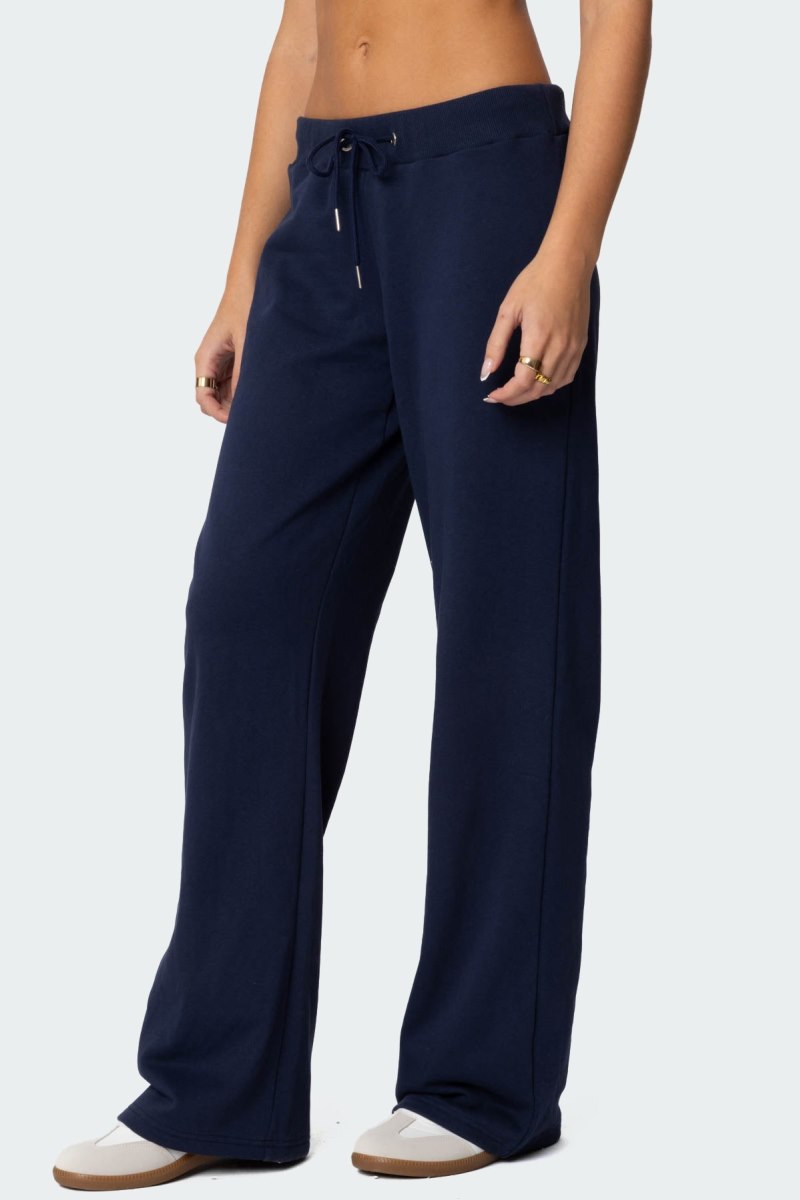 Edikted Quinn Straight Leg Sweatpants Light Blue | USA MS287028C7