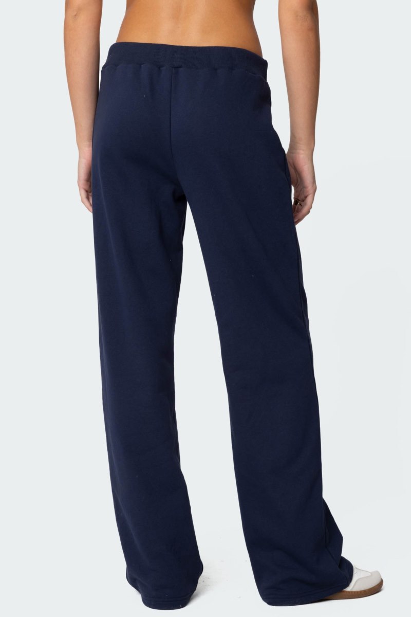 Edikted Quinn Straight Leg Sweatpants Light Blue | USA MS287028C7