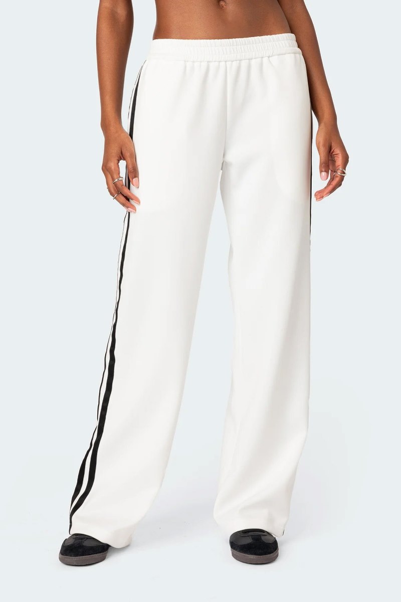 Edikted Robyn Track Pants Dark Gray | USA WM066146T9