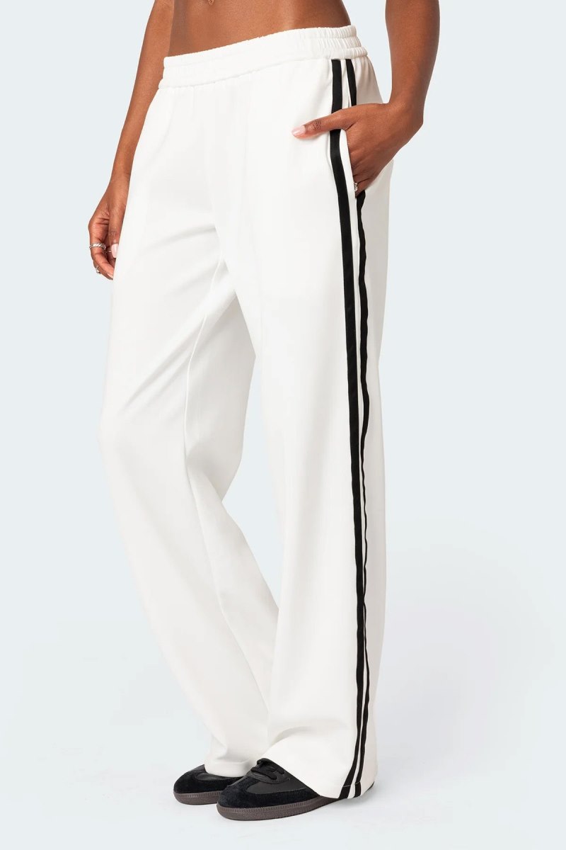 Edikted Robyn Track Pants Dark Gray | USA WM066146T9