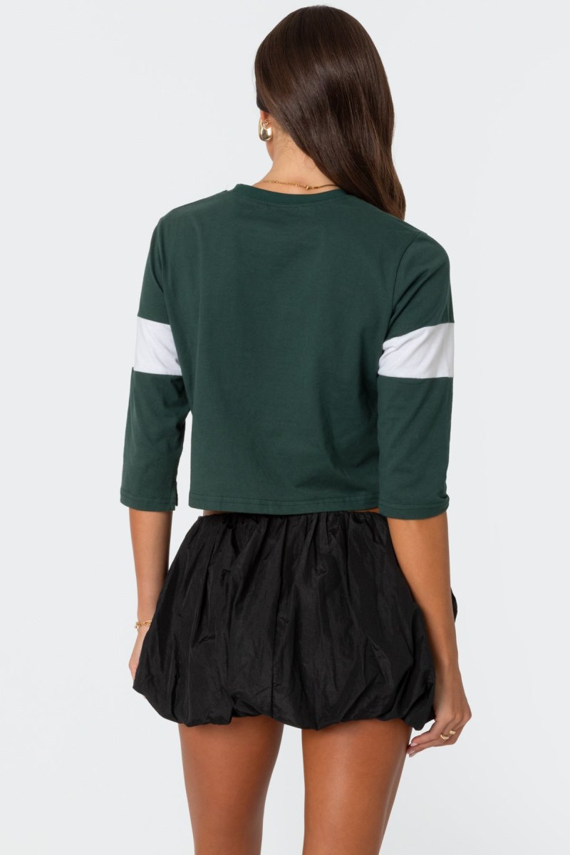 Edikted San Diego T Shirts Dark Green | USA BD244324Y6