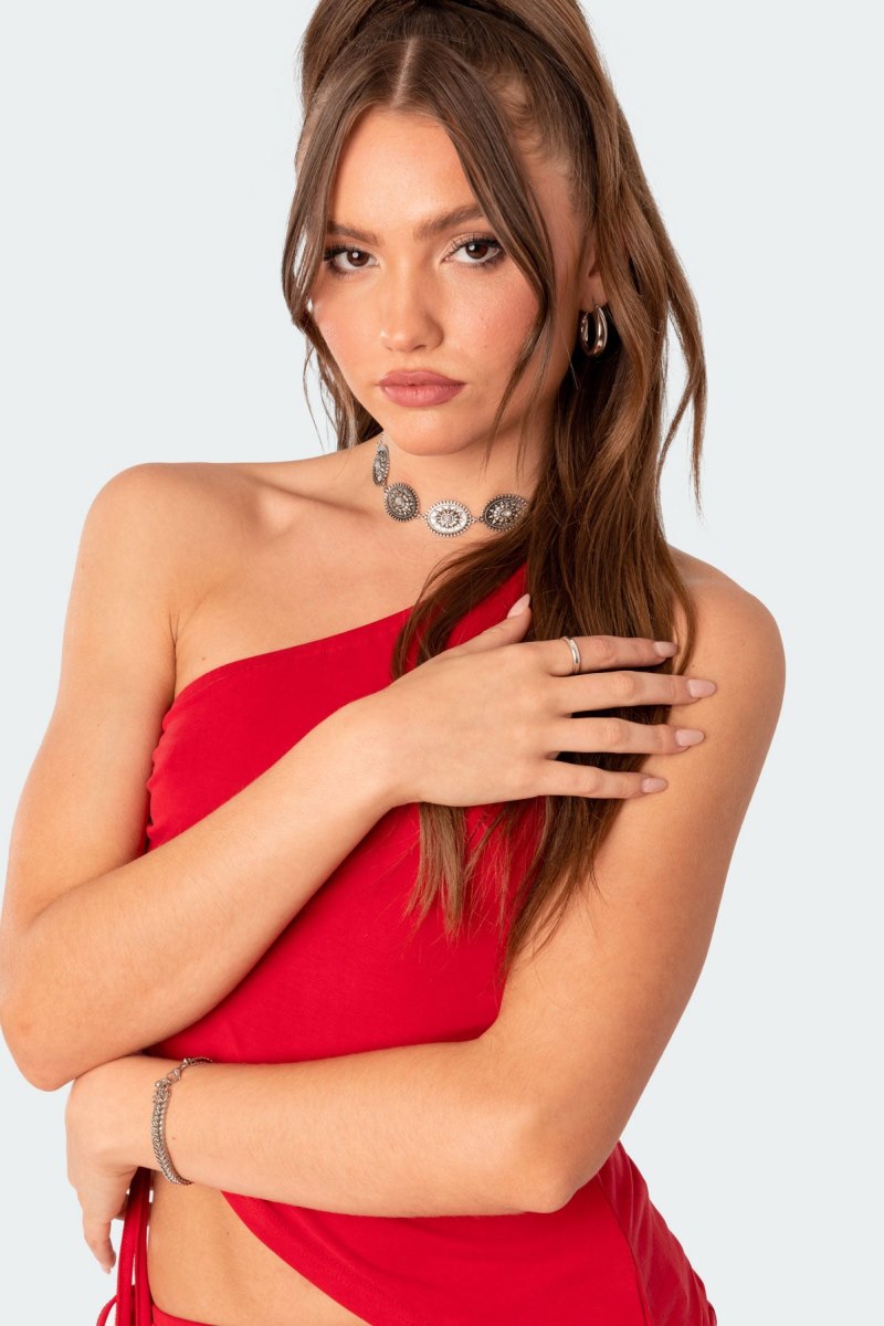 Edikted Simplicity Thin Open Rings Silver | USA GT084408T3