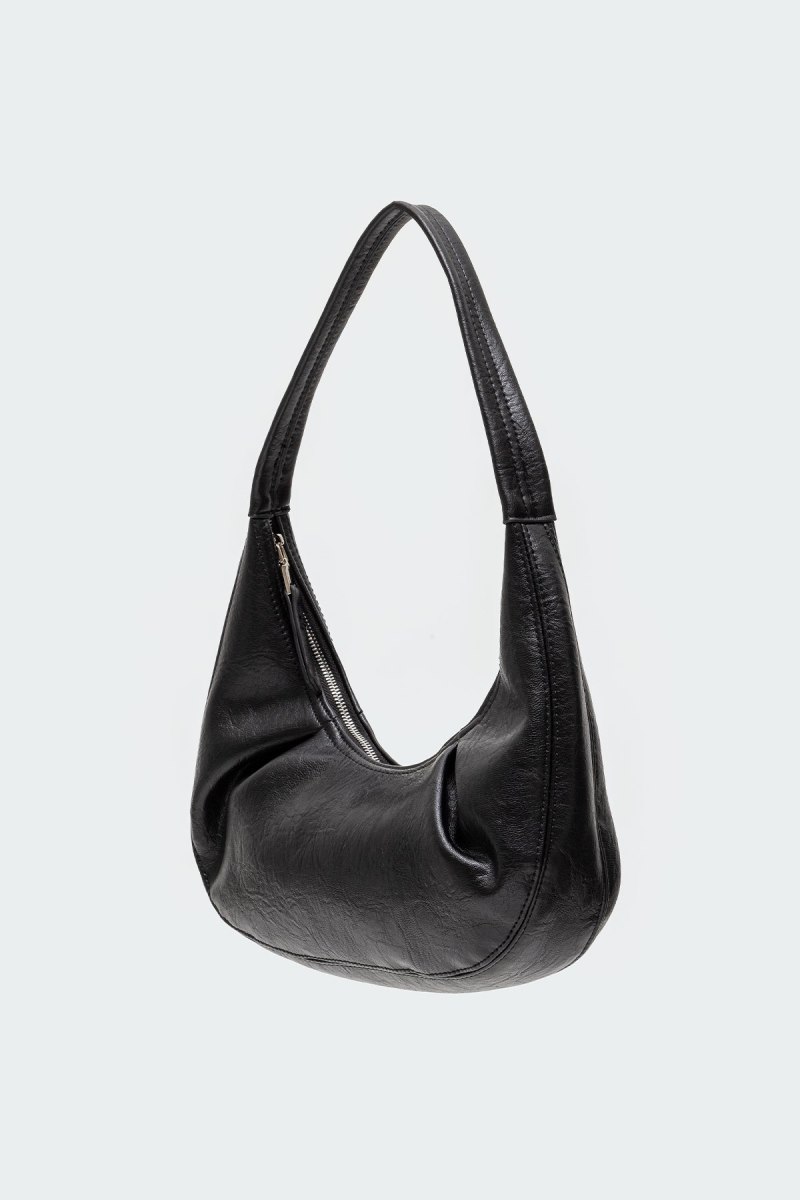 Edikted So Chic Faux Leather Shoulder Bags Black | USA YM991209V5