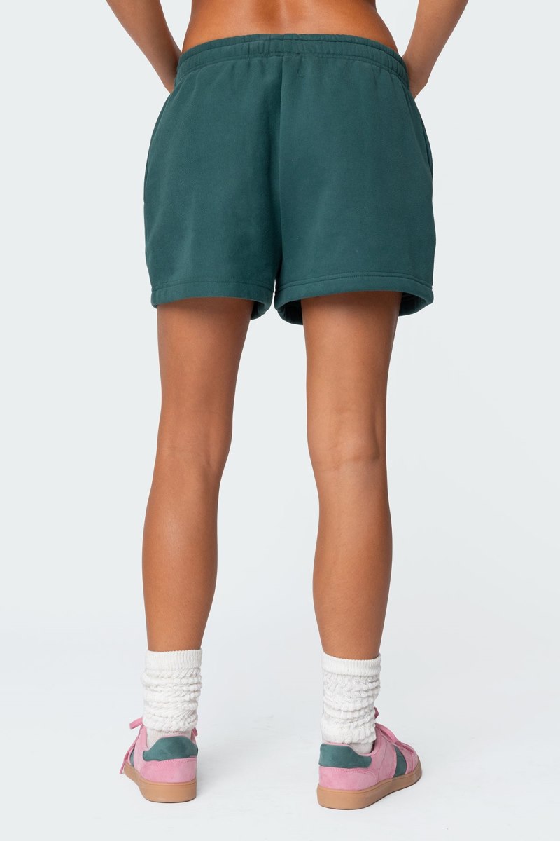 Edikted So Sporty Sweat Shorts Green | USA LV801240V1
