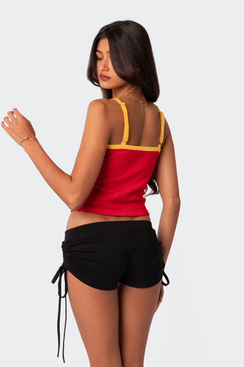 Edikted Spain Tank Graphic Tops Red | USA KR132383I0