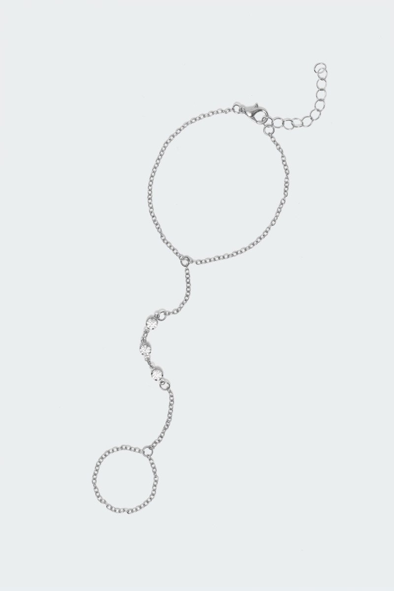 Edikted Sparkler Hand Chain Bracelets Gold | USA BH510641N7