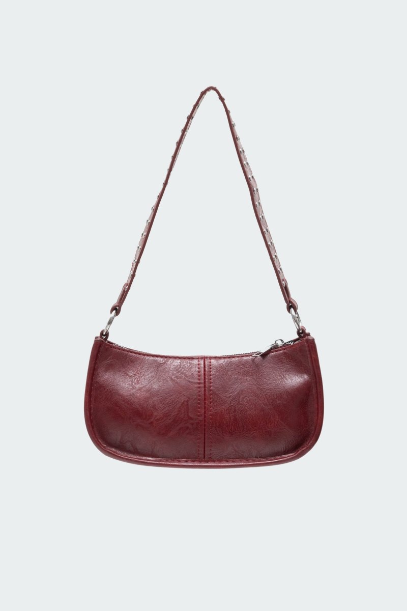 Edikted Studded Strap Faux Leather Bags Red | USA FG190079I4