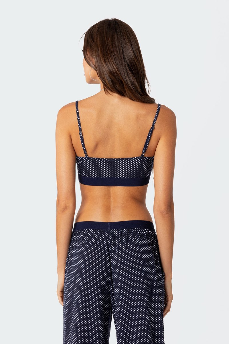 Edikted Zariah Printed Bralette Crop Tops Mix | USA QM093459X6